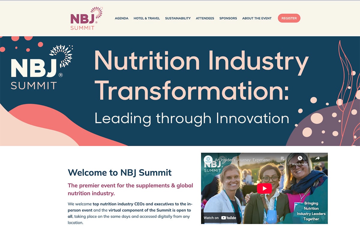 Nutrition Business Journal Summit 2025