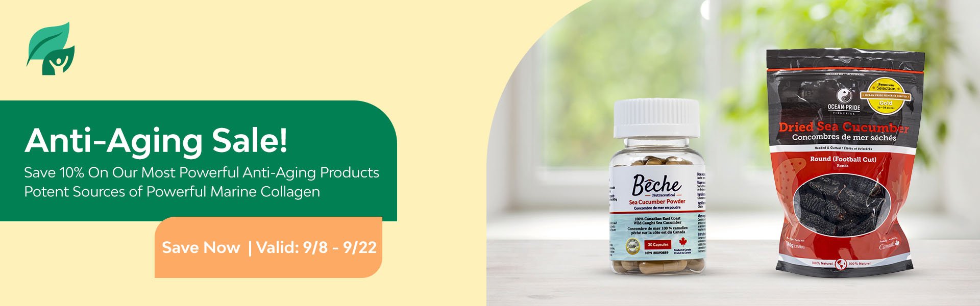 anti-aging sale banner