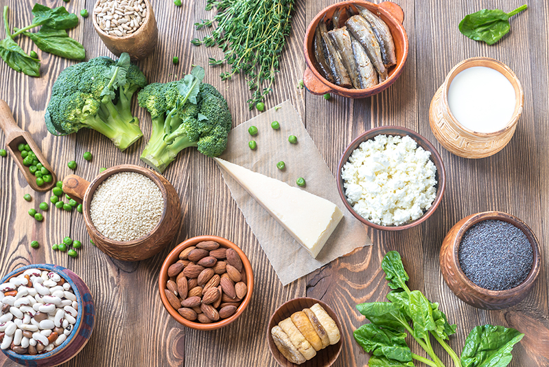 Bone Strengthening Foods like dairy, peas, beans