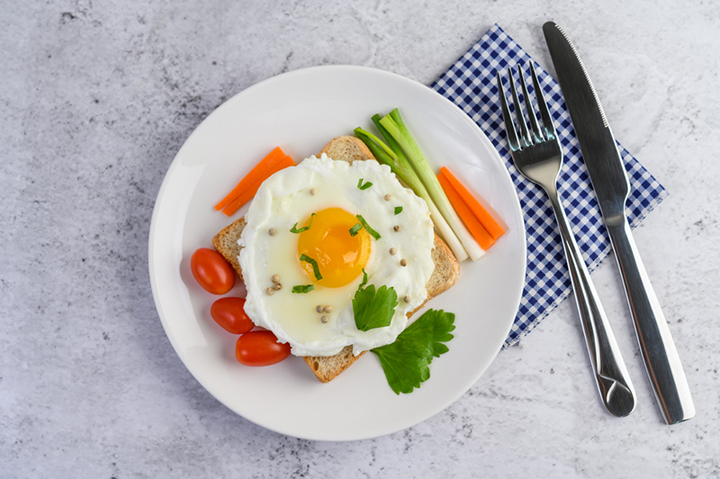 eggs on toast