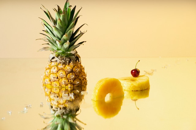 Enzyme-rich pineapples