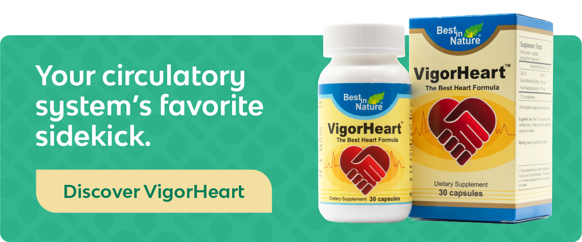 VigorHeart - Heart Health Supplement Advertisement