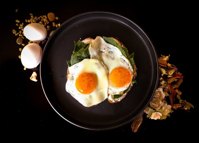 foods to avoid with high cholesterol: eggs with rich orange yolks