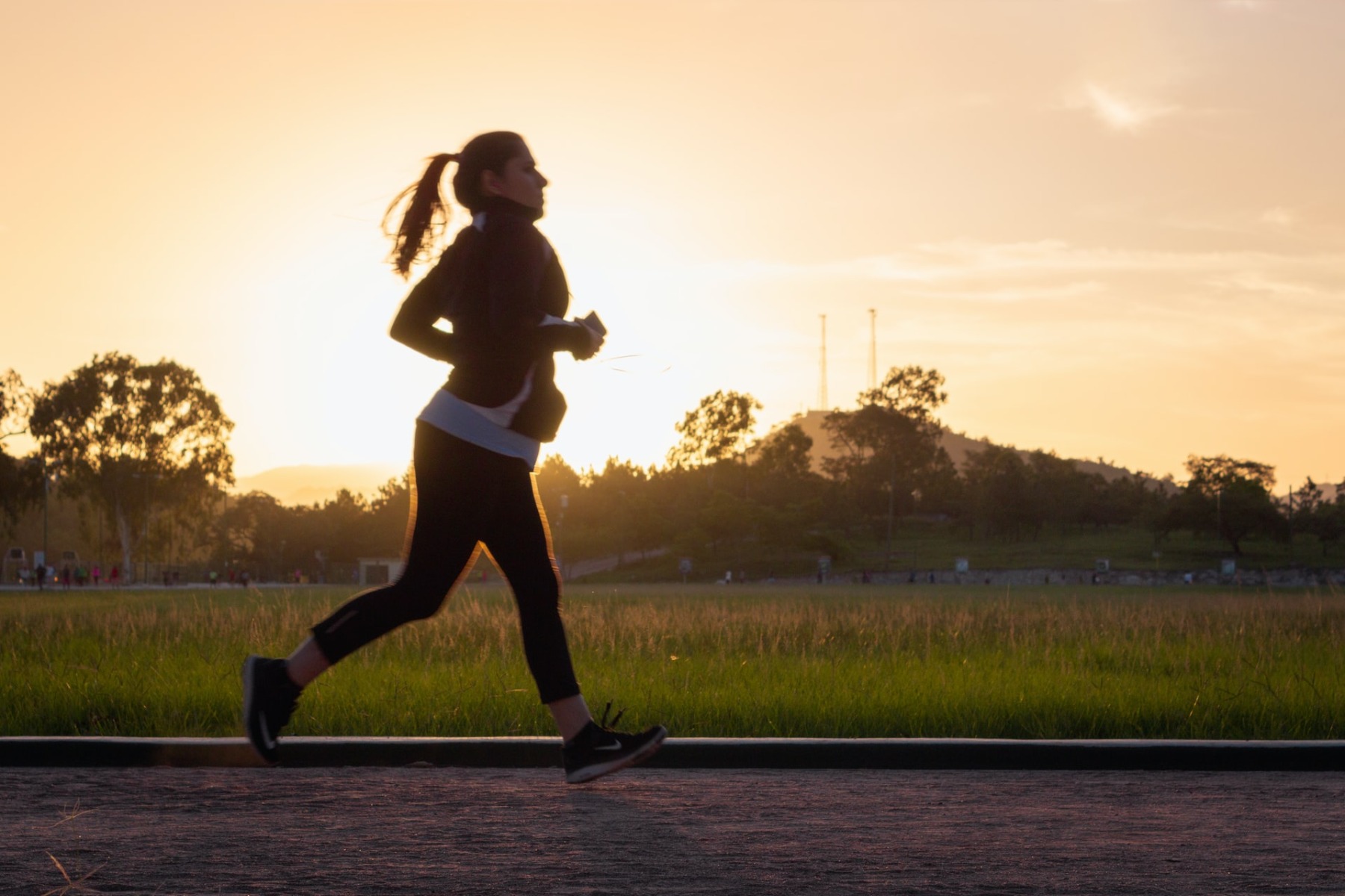 woman running