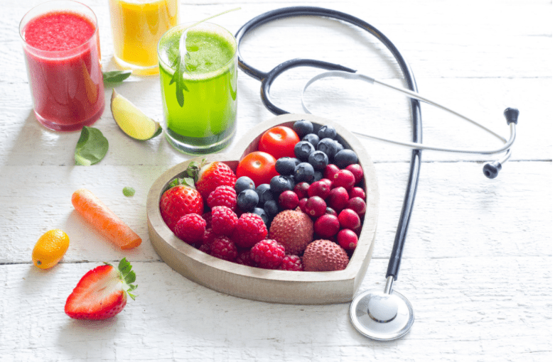 How to lower heart rate: Picture of a heart healthy diet