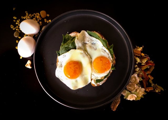 foods to avoid with high cholesterol: eggs with rich orange yolks